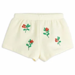 Short Fleuri Coton Bio | Ecru