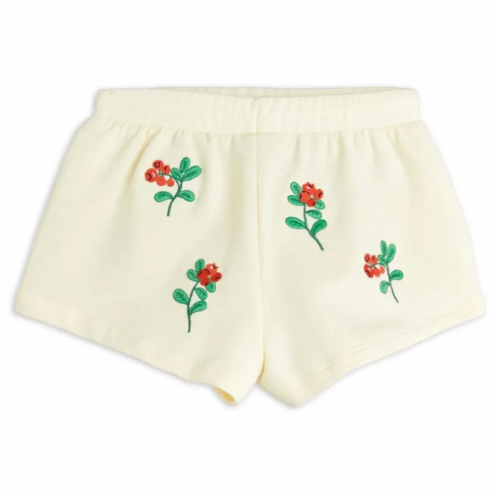 Short Fleuri Coton Bio | Ecru