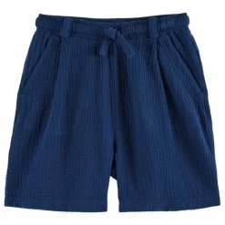 Short Gaze de Coton | Bleu marine