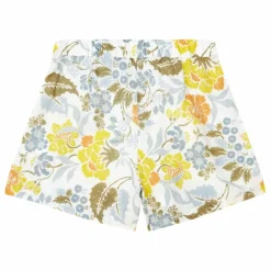 Short Gianni Fleurs | Ecru