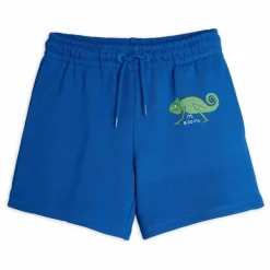 Short Lézard Coton Bio | Bleu