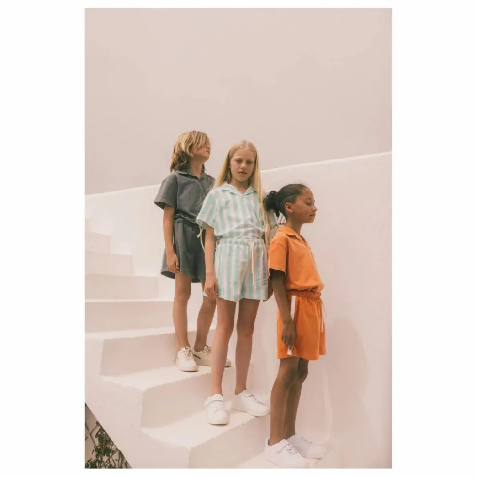 Short Marlow Coton Bio | Bleu turquoise