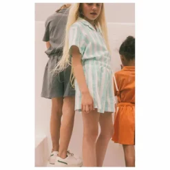 Short Marlow Coton Bio | Bleu turquoise