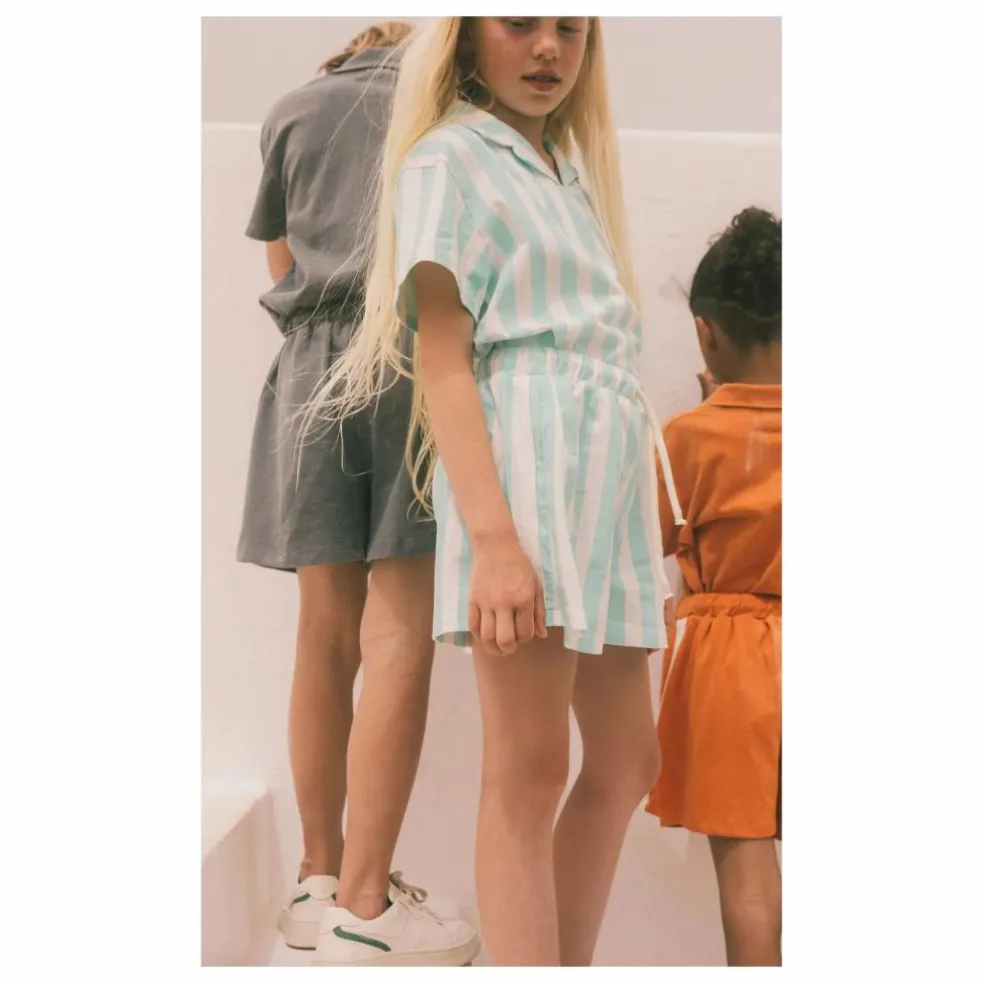 Short Marlow Coton Bio | Bleu turquoise