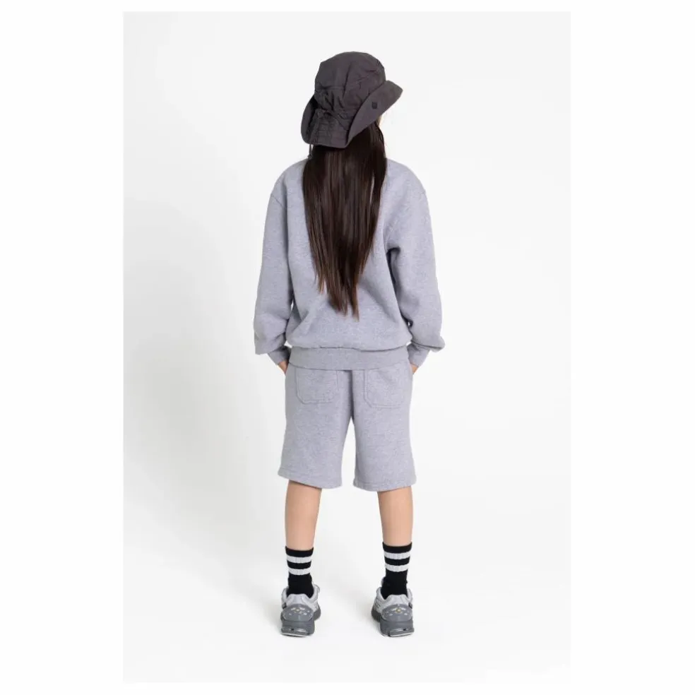 Short Milo Coton Bio | Gris chiné