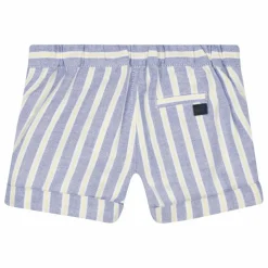 Short Ourlets Rayé Bébé | Bleu indigo