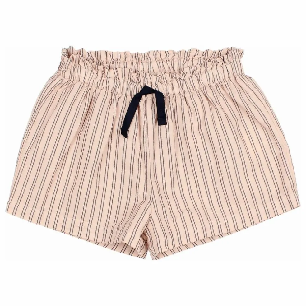 Short Rayures | Rose pâle