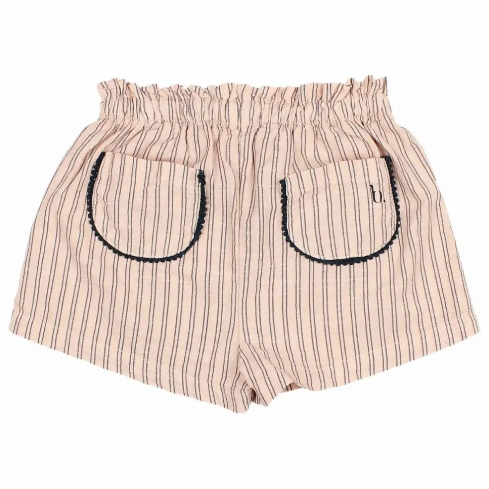 Short Rayures | Rose pâle