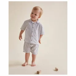 Short Rayures Bébé | Blanc