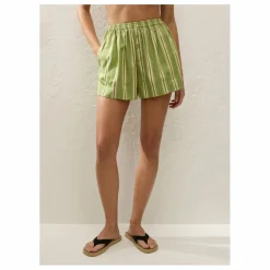Short Rayures Lonia | Vert