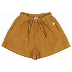 Short Soft Velours Côtelé Coton Bio | Ocre
