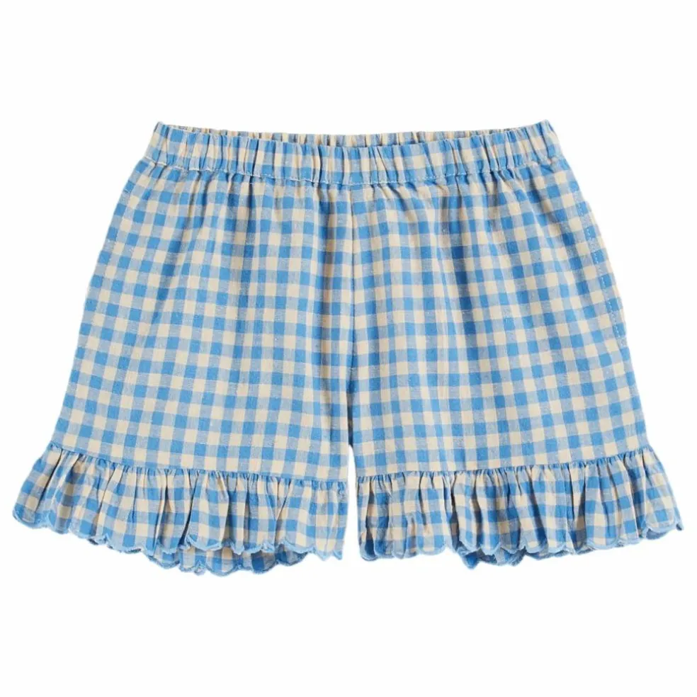 Short Vichy Lagon | Bleu