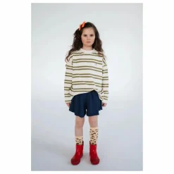 Short Volants Coton Bio | Bleu nuit