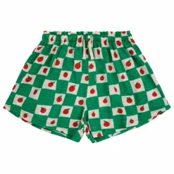 Short Volants Coton Bio Tomates | Vert