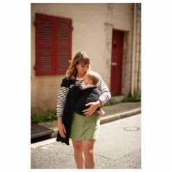 Sling en coton bio | Noir