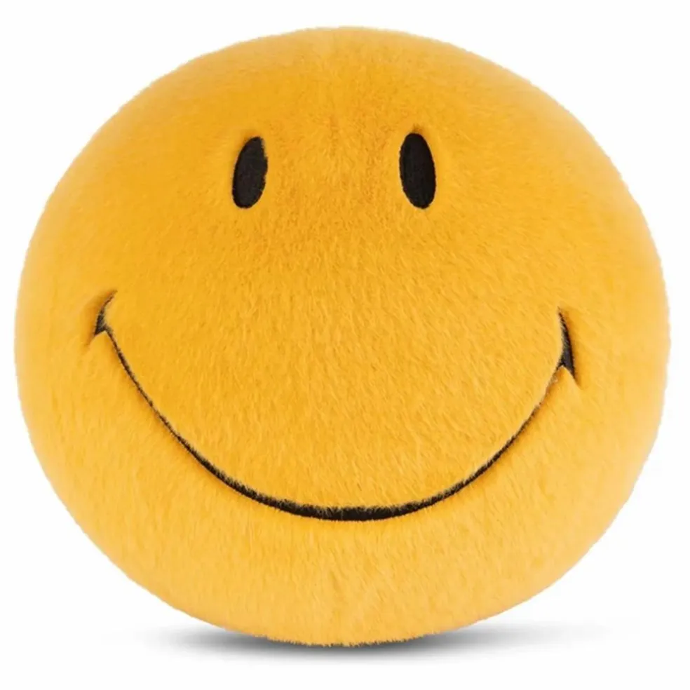 SMILEY - Peluche Smiley Fuzzy | Jaune