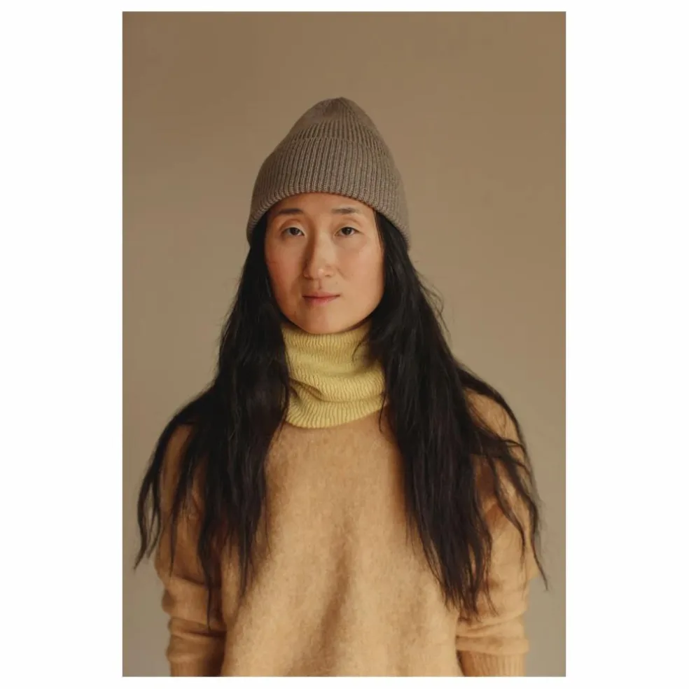 Snood Gigi Laine Mérinos | Jaune pâle