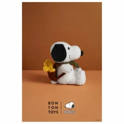 SNOOPY - Peluche Snoopy avec Woodstock dans son sac