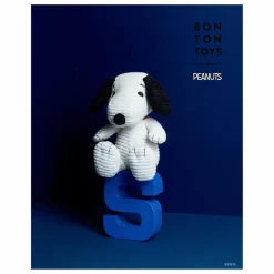 SNOOPY - Peluche Snoopy en velours côtelé