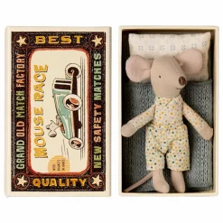 Souris Petit Frère dans sa boîte assortie
