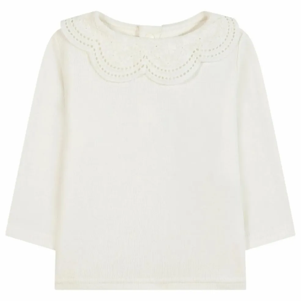 Sous Pull Col Ajouré | Nacre