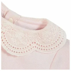 Sous Pull Col Ajouré | Rose pâle