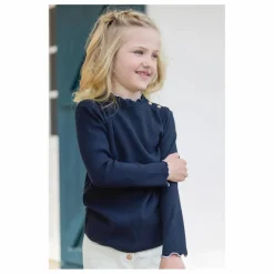 Sous-Pull Côtelé | Bleu marine