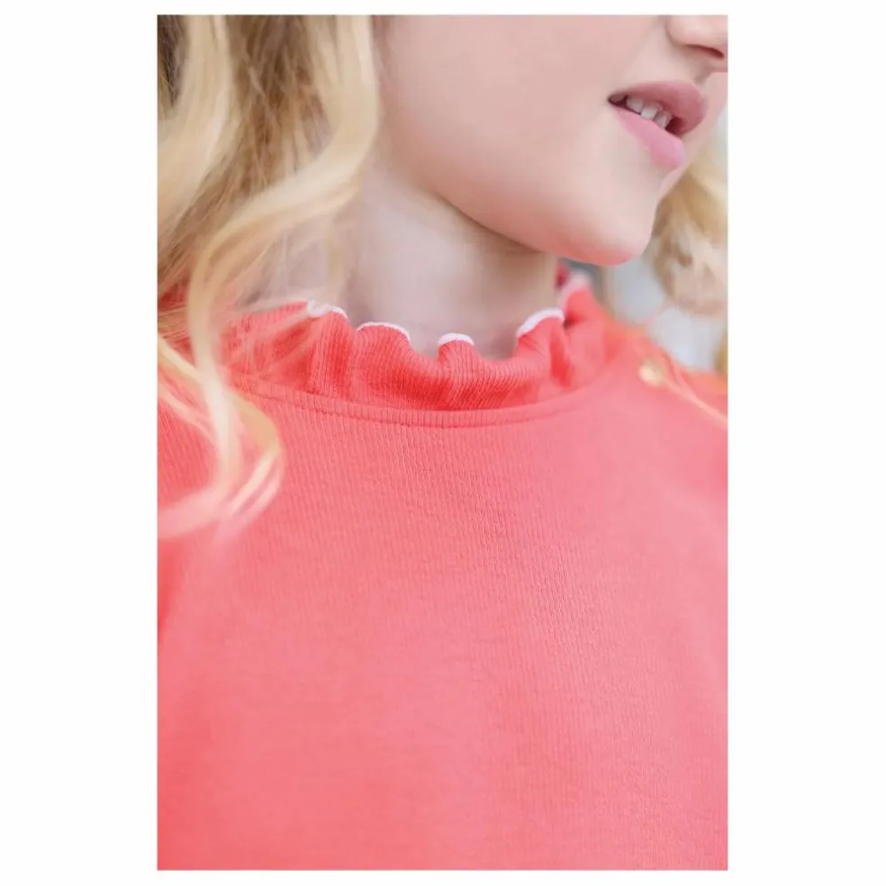 Sous-Pull Côtelé | Corail