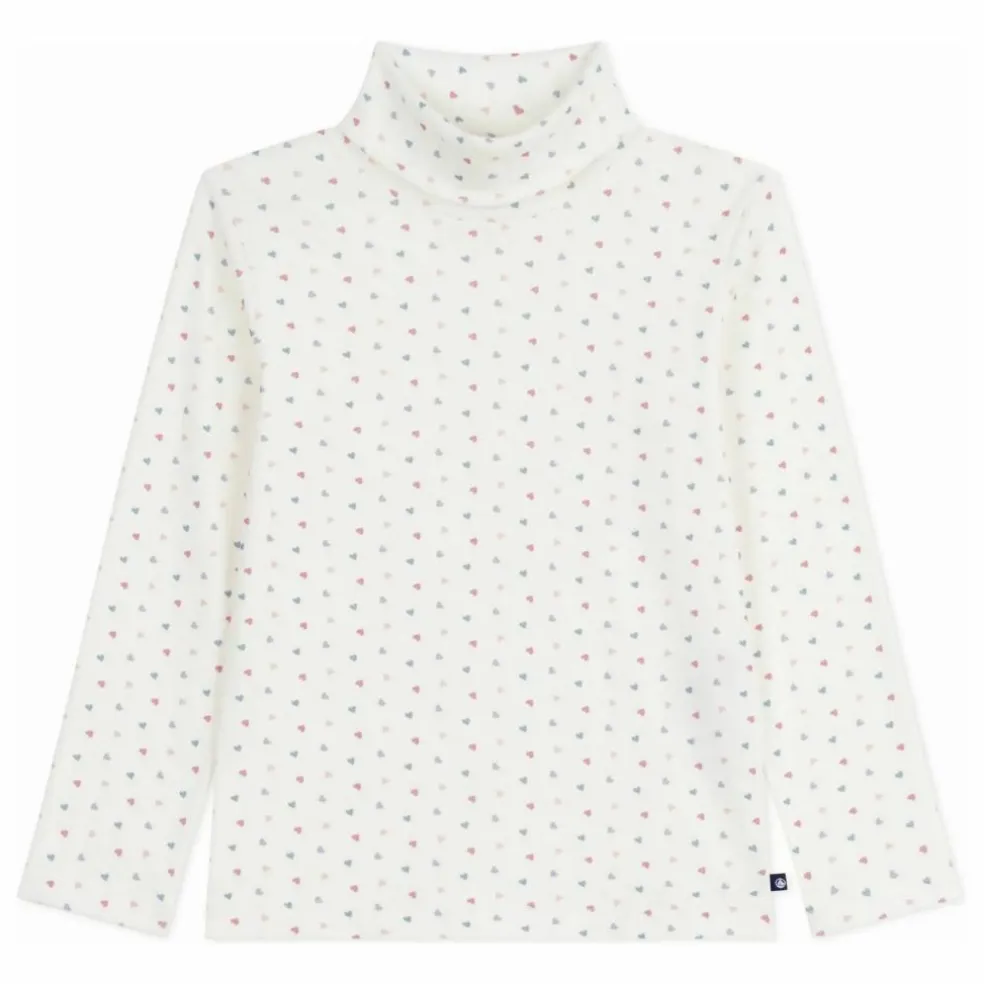 Sous-Pull Cœurs Coton Bio | Ecru