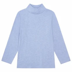 Sous-Pull Fille Manches Longues jersey laine | Bleu ciel