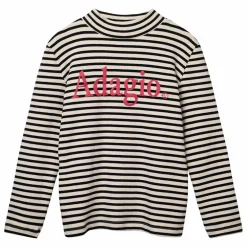 Sous-Pull Lento Rayé | Ecru