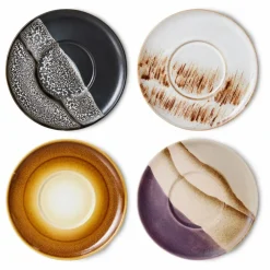 Sous-tasses 70's - Set de 4