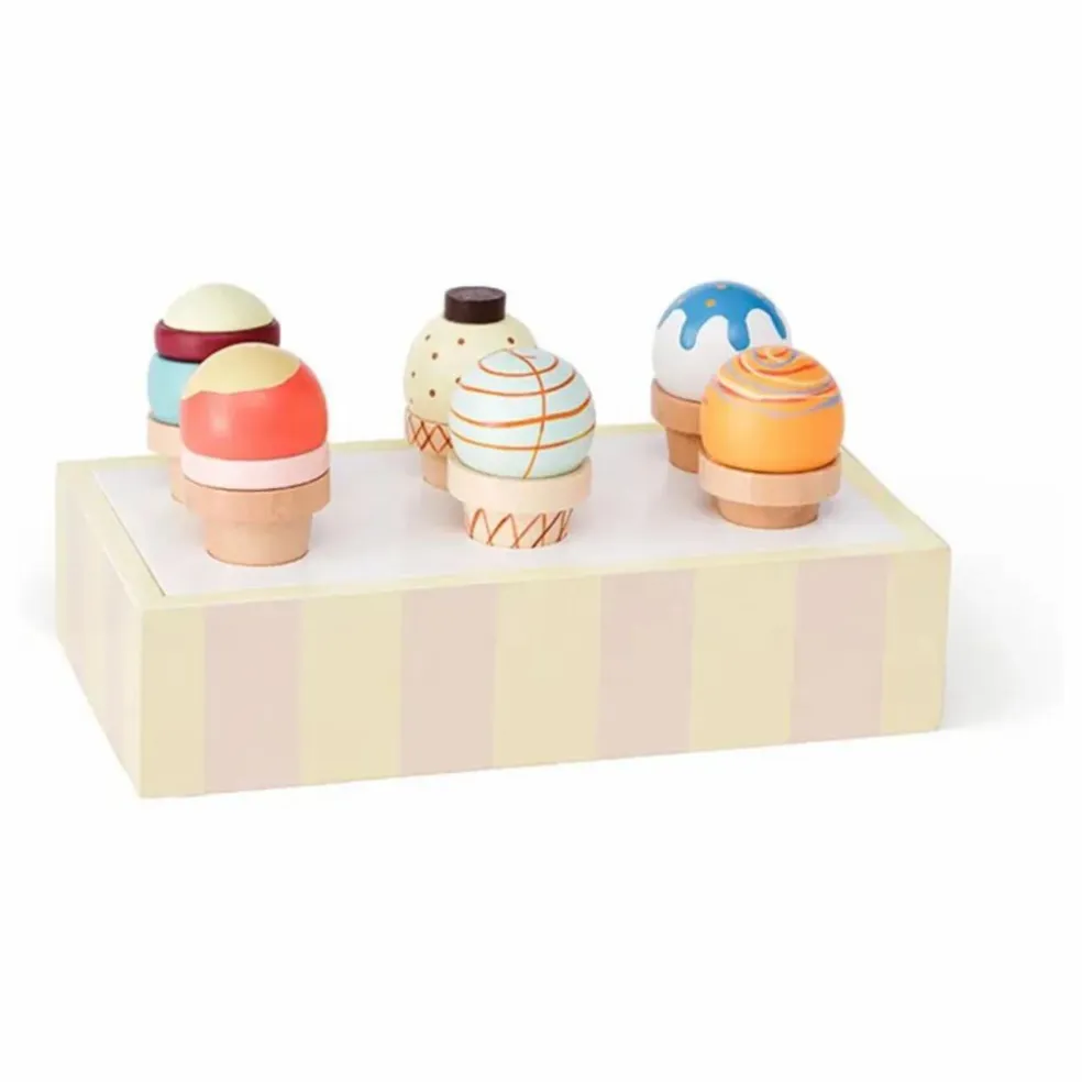 Stand de glaces en bois