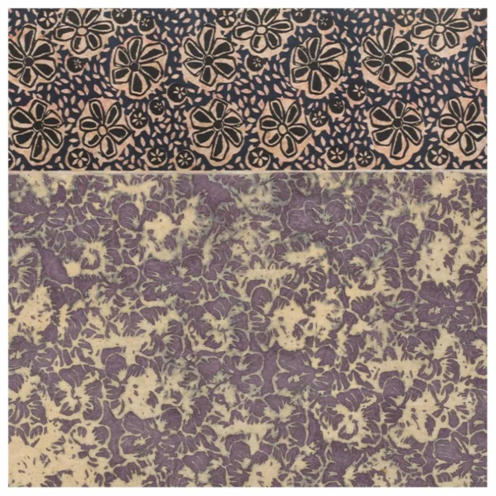 Superfrise Blossom Tokyo - Set de 9 feuilles | Bleu indigo