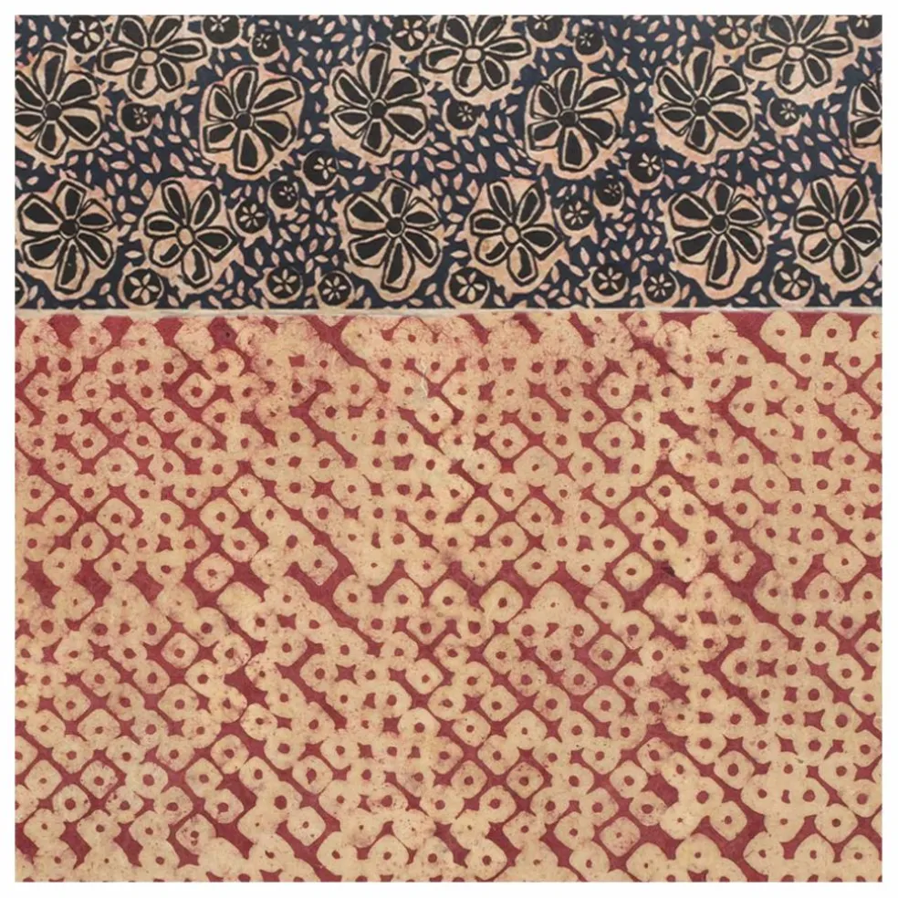 Superfrise Blossom Tokyo - Set de 9 feuilles | Bleu indigo