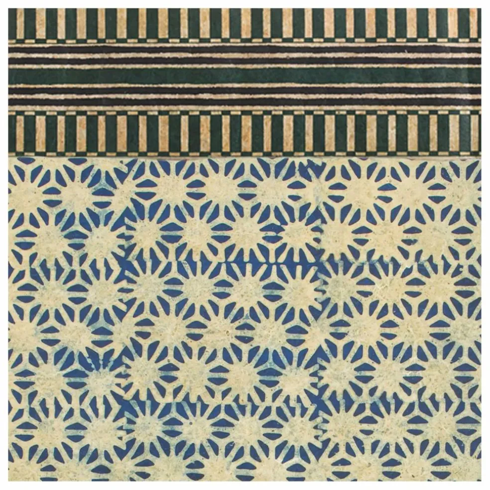 Superfrise Line Balmoral - Set de 9 feuilles | Vert