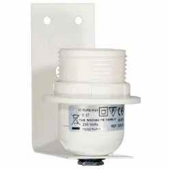 Support électrique pour applique | Blanc