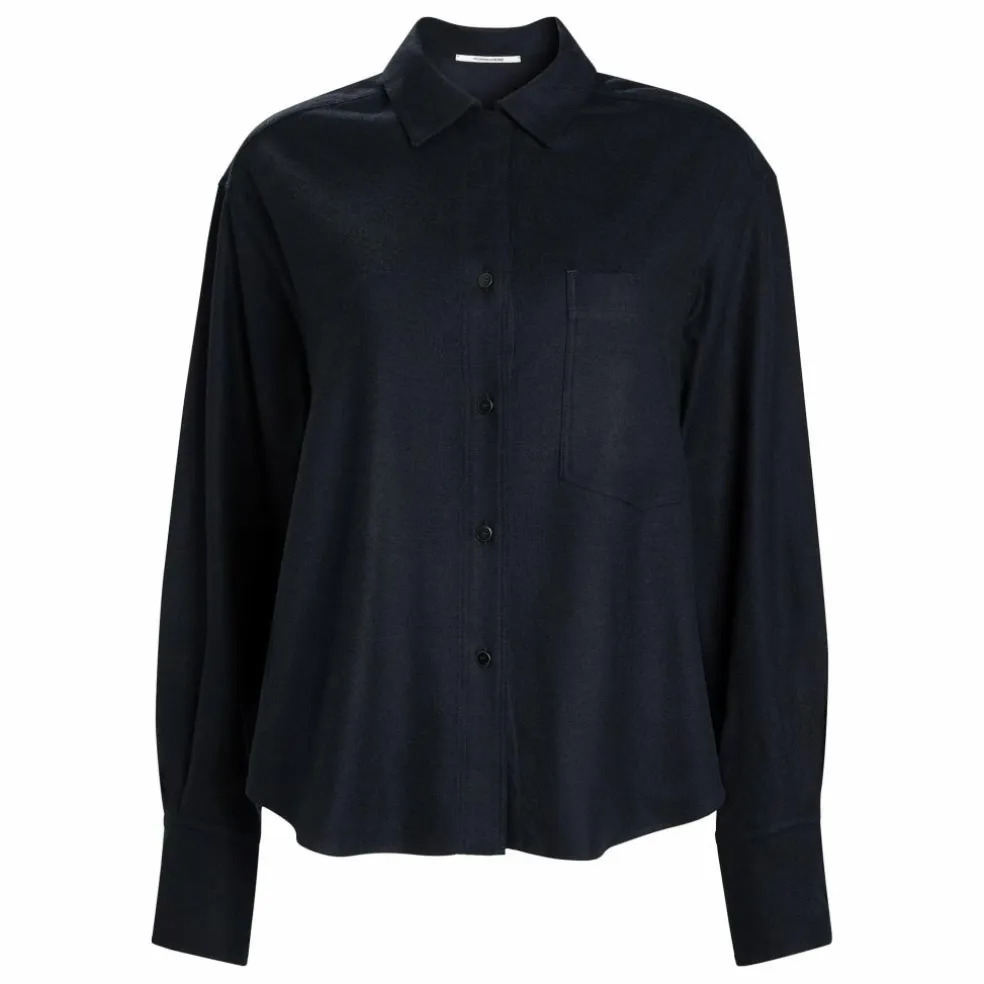 Sur-Chemise Flanelle | Bleu marine