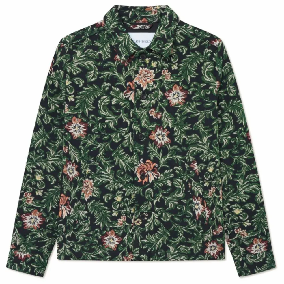 Surchemise Jaiden Flower Jacquard | Noir