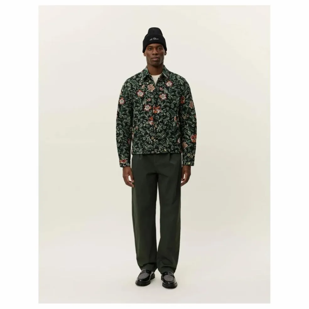 Surchemise Jaiden Flower Jacquard | Noir
