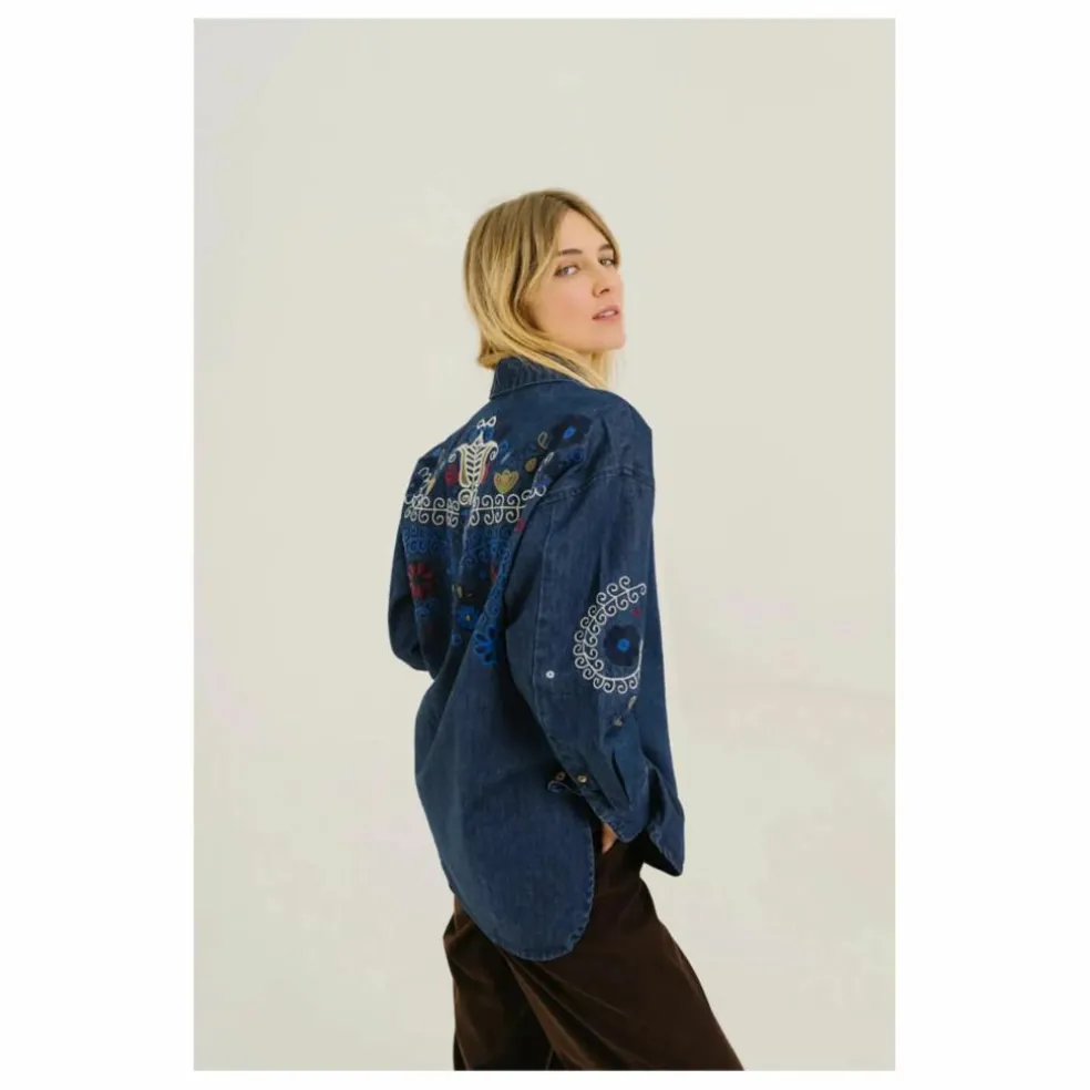 Sur-Chemise Rupina Asha | Indigo
