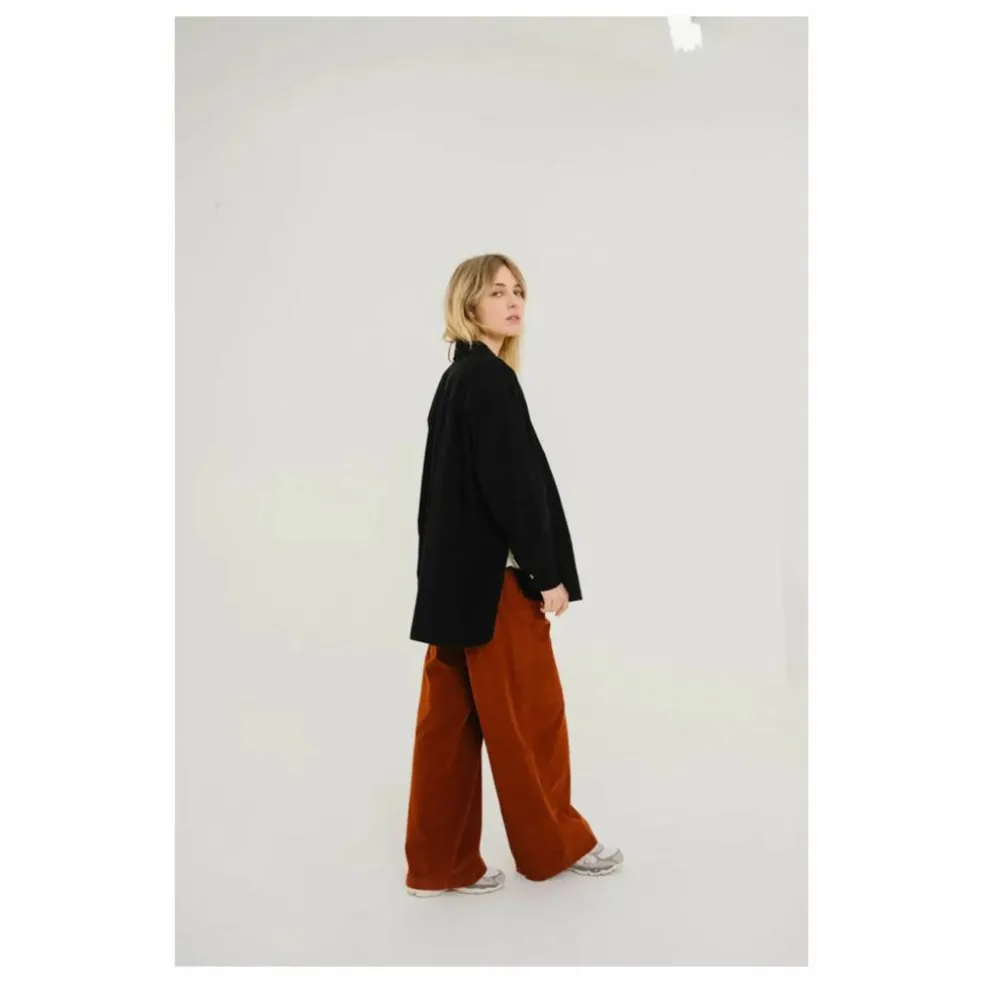 Sur-Chemise Rupine Velours Mielleraies | Noir