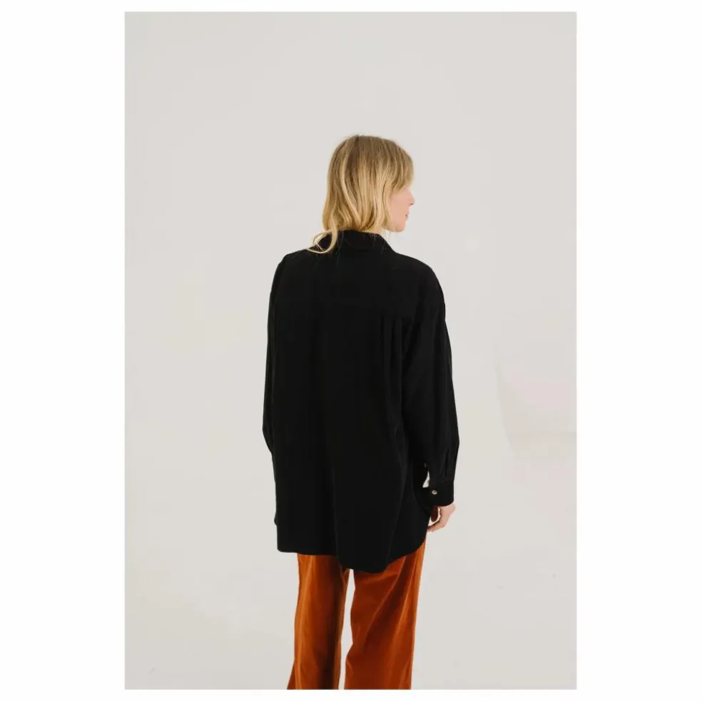 Sur-Chemise Rupine Velours Mielleraies | Noir