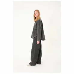 Sur-Chemise Veida Denim | Washed Black