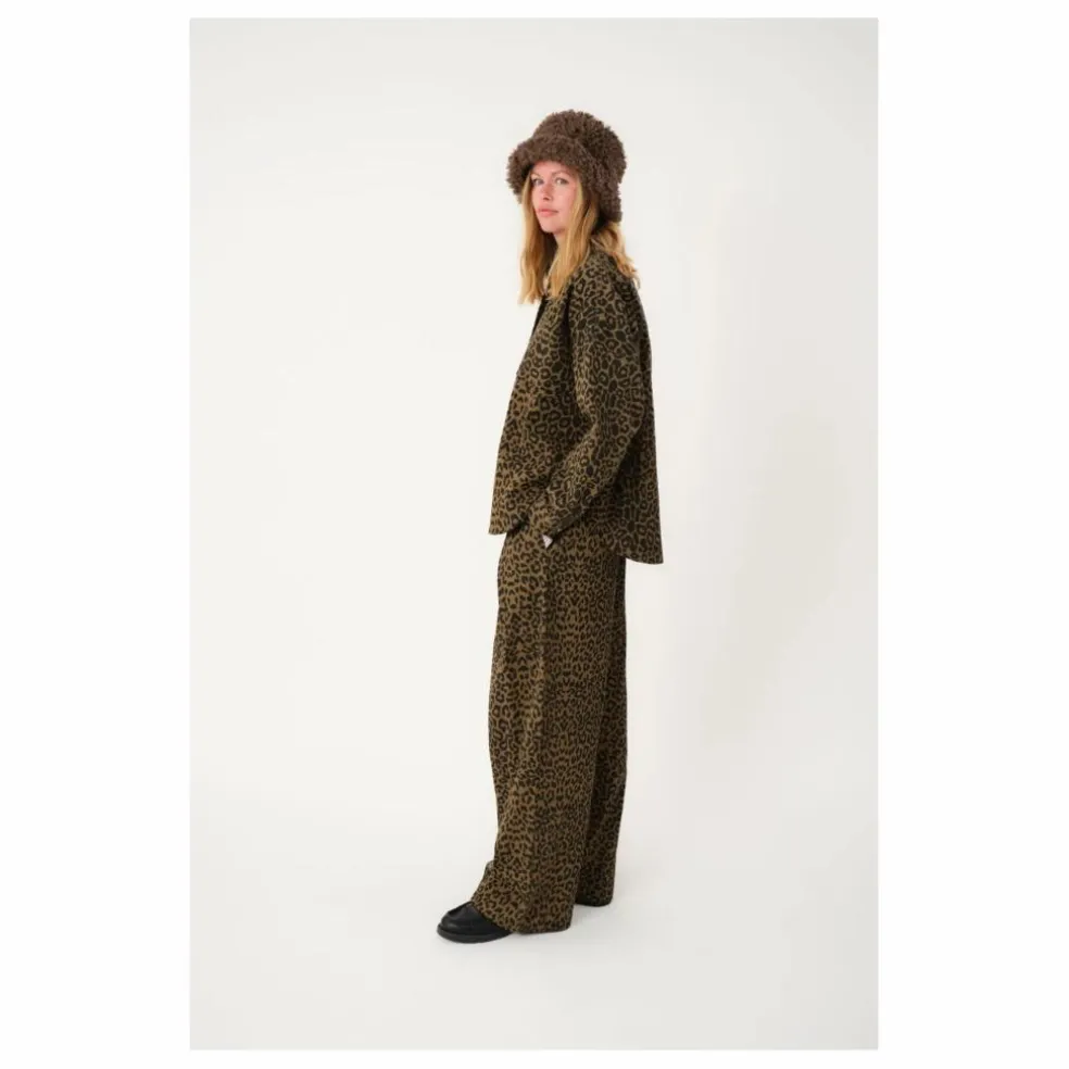 Sur-Chemise Veida Léopard | Marron