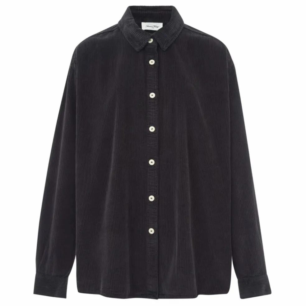 Sur-Chemise Velours Côtelé Padow | Carbone