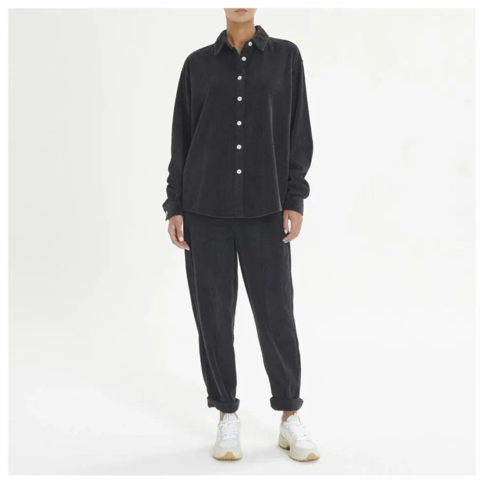 Sur-Chemise Velours Côtelé Padow | Carbone