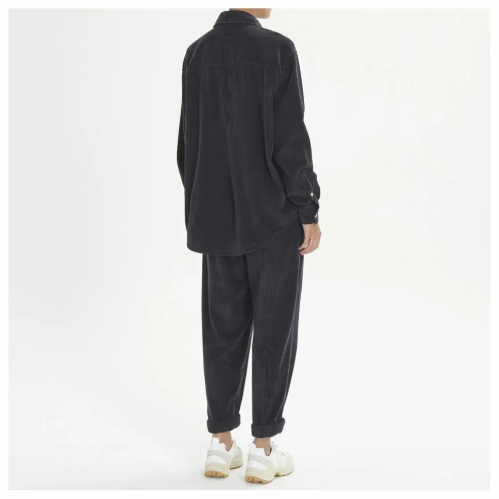 Sur-Chemise Velours Côtelé Padow | Carbone