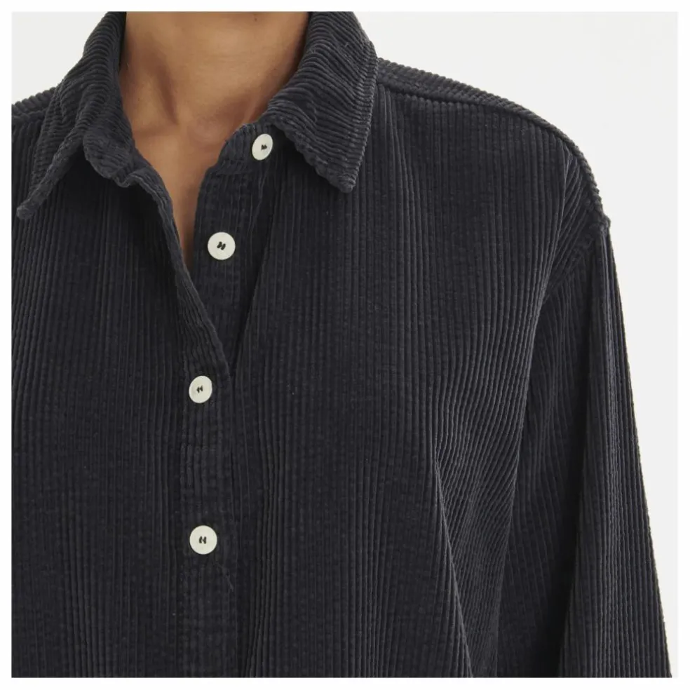 Sur-Chemise Velours Côtelé Padow | Carbone