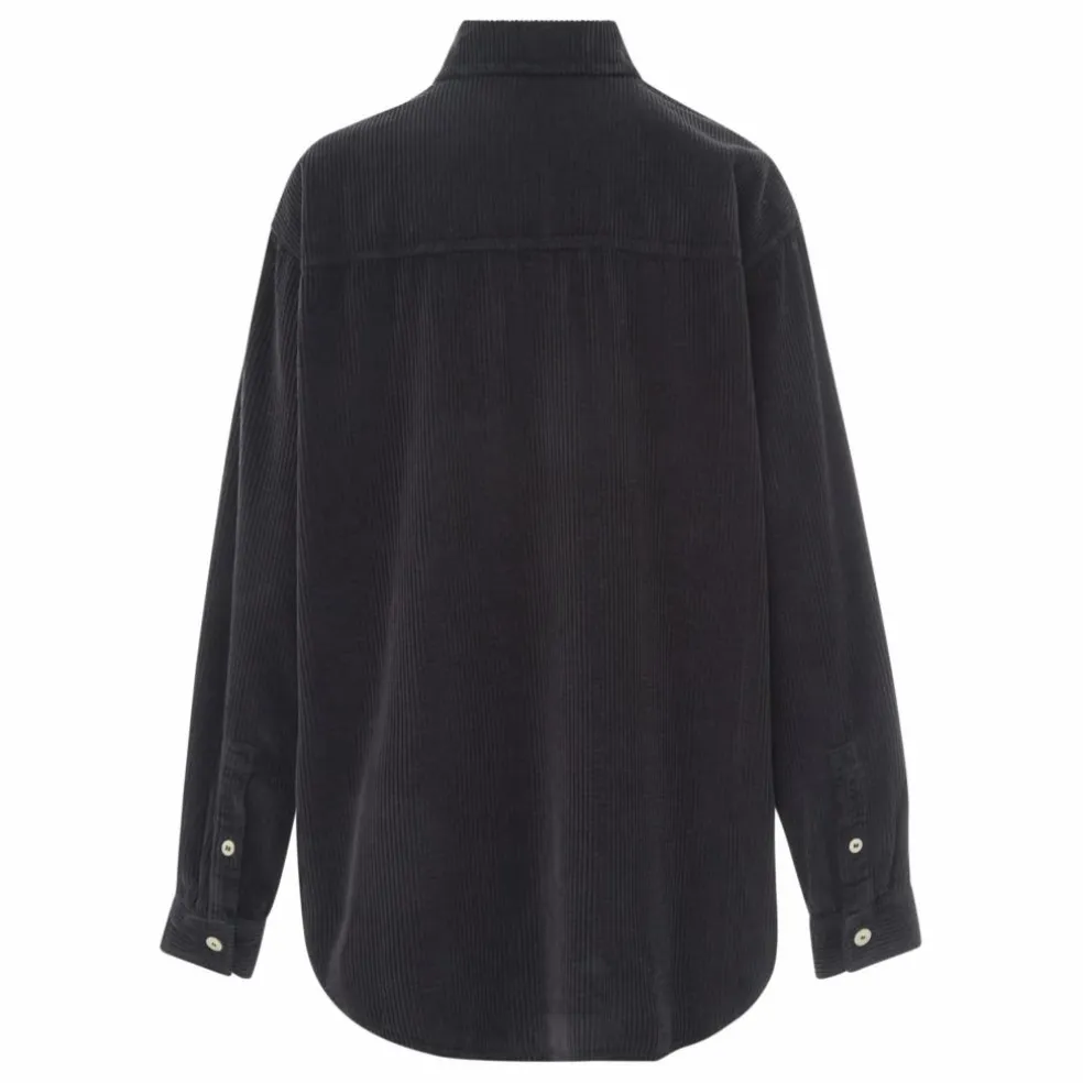 Sur-Chemise Velours Côtelé Padow | Carbone